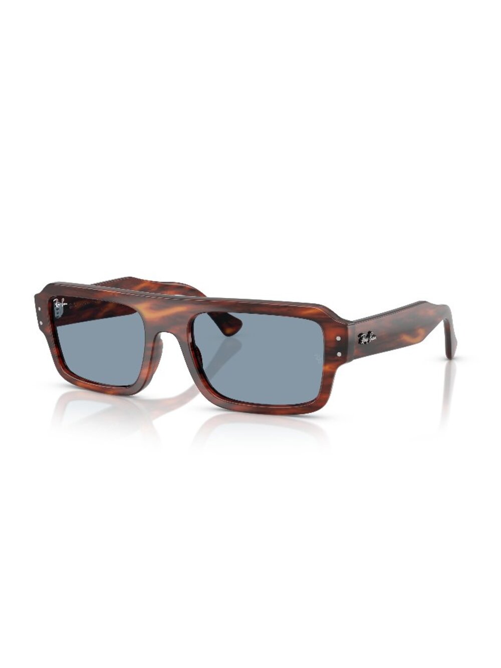 New Ray-Ban Unisex Sunglasses Havana Blue Lens Acetate Frame Ray Ban RB4454 56